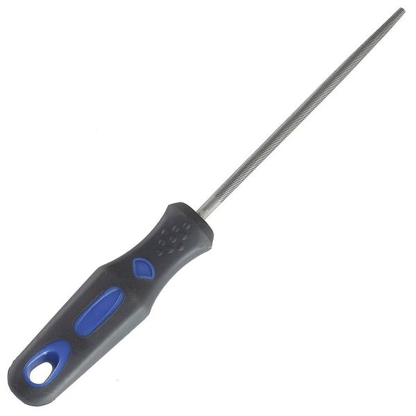 Round File, 6 in., Round, 1/4in Diameter