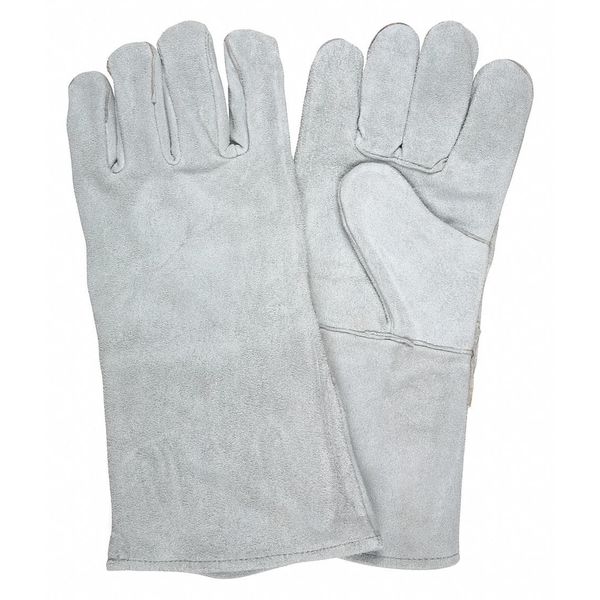 Welding Gloves, Cowhide Palm, XL, 12PK