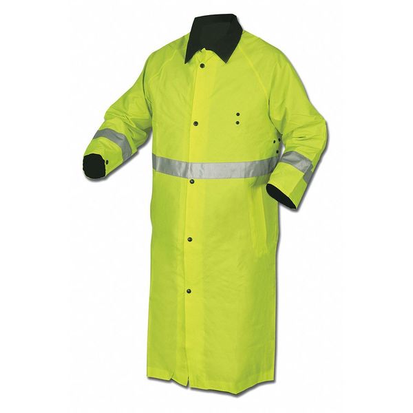 .48Mm Lm. Blk Rev Coat 2 Slv Stripe, XL