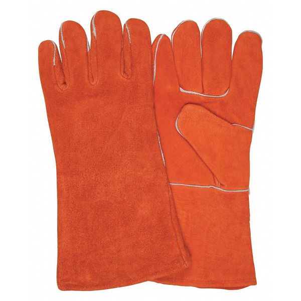 Welding Gloves, Cowhide Palm, XL, 12PK