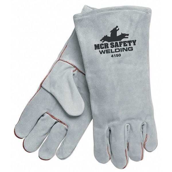 Welding Gloves, Cowhide Palm, 12PK