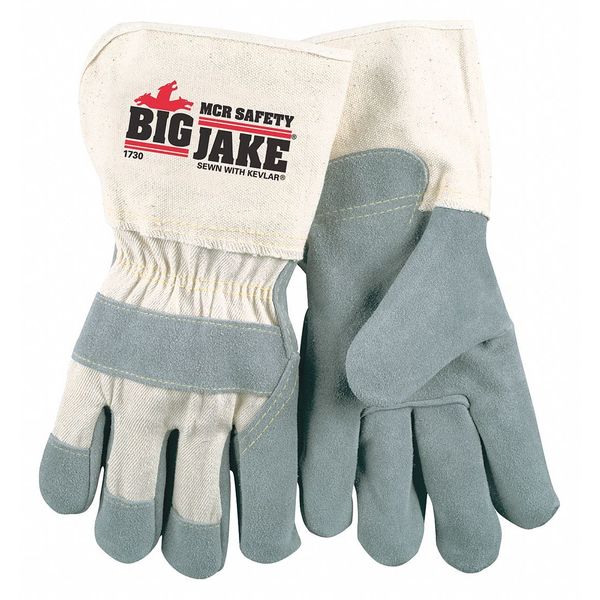 Leather Palm 4.5 Gauntlet Duck, XL, PK12