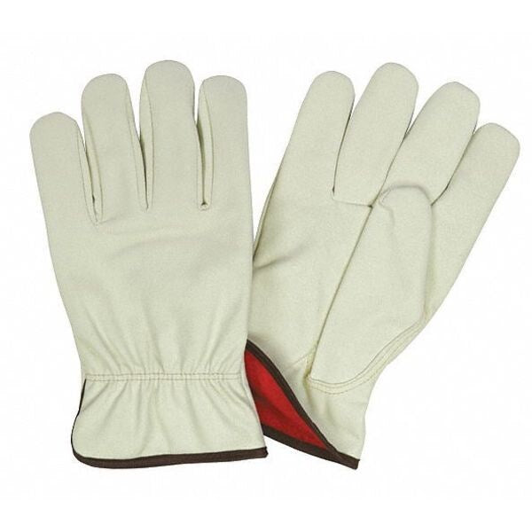 Beige Driver Syn Leather Red, XL, PK12
