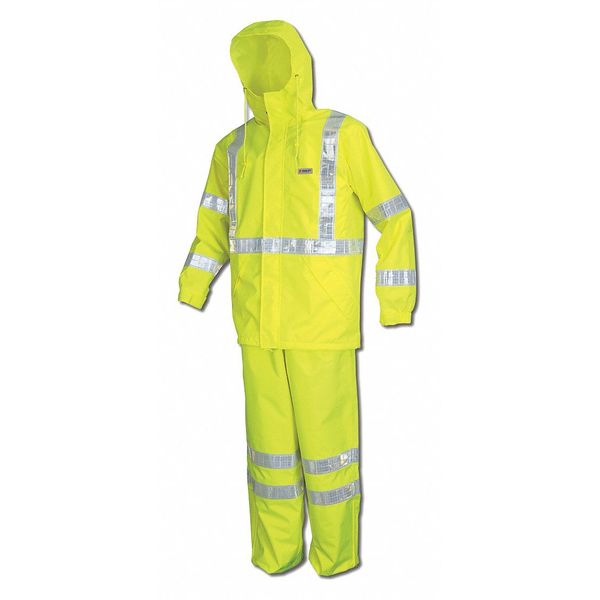 Breathable Pu Poly Class 3 Jacket W H, 2XL