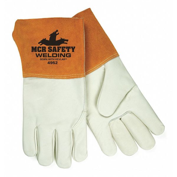 MIG/TIG Welding Gloves, Cowhide Palm, XL, 12PK