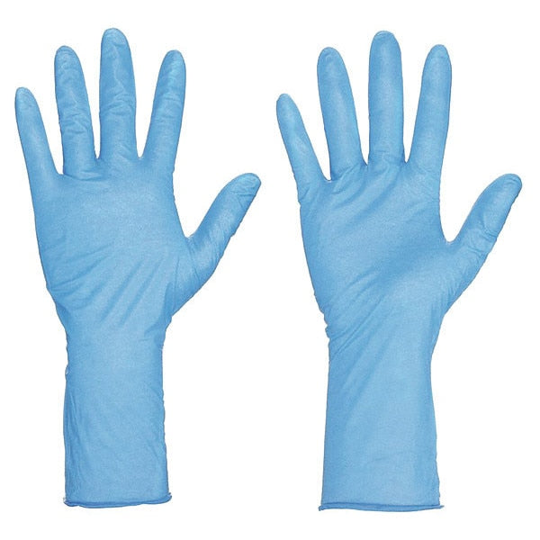Disposable Medical Grade Gloves, Nitrile, Powder Free, Blue, 1000 PK