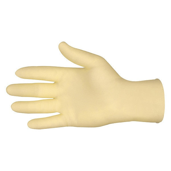 Disposable Medical Grade Gloves, Natural Rubber Latex, Powder Free, Natural, M, 1000 PK