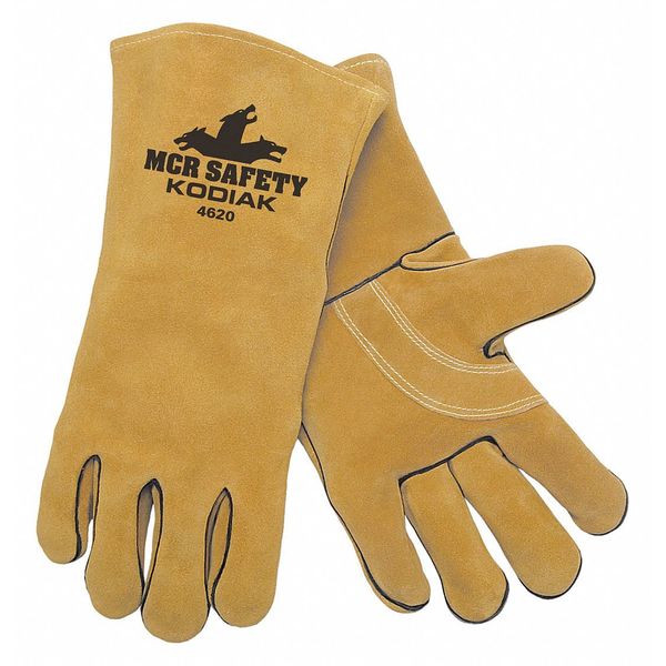 Welding Gloves, Cowhide Palm, XL, 12PK