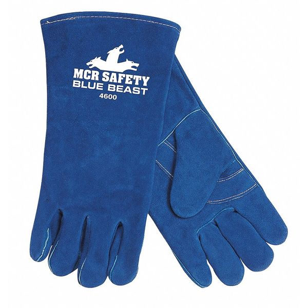 Stick Welding Gloves, Cowhide Palm, 2XL, 12PK