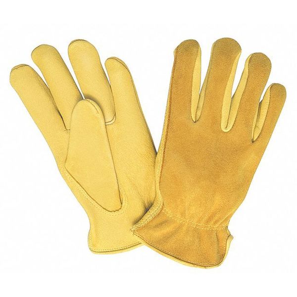 Grain Deerskin Driver Split Back, XL, PK12