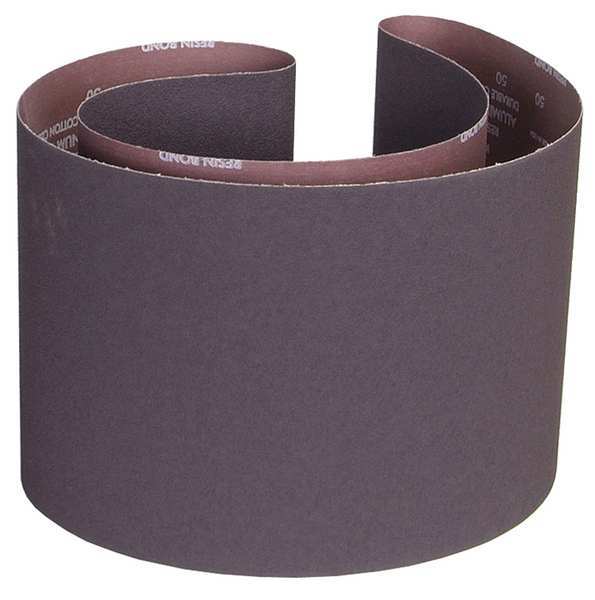 Sanding Belt, Coated, 10 in W, 70 1/2 in L, 60 Grit, Medium, Aluminum Oxide, R228 Metalite, Brown