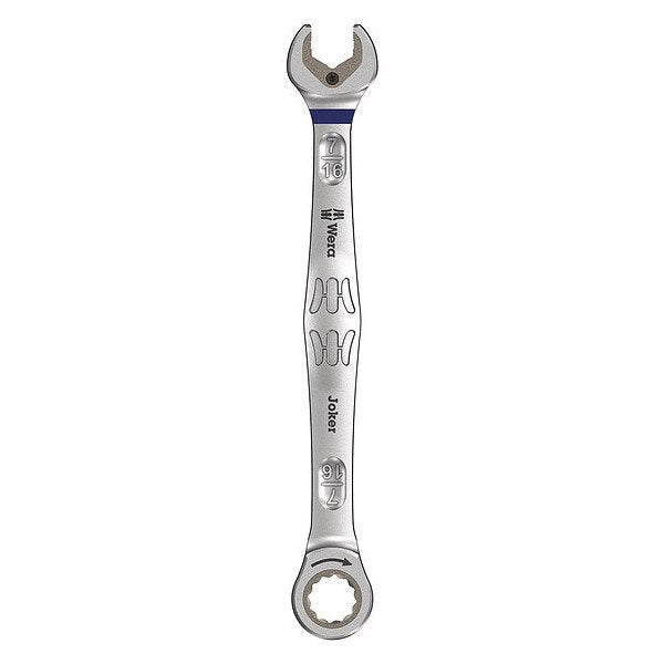 Ratcheting Wrench, Head Size 7/16 in.