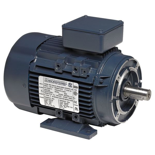 Metric Motor, 1 HP, 3.0/1.5A, 1740 rpm