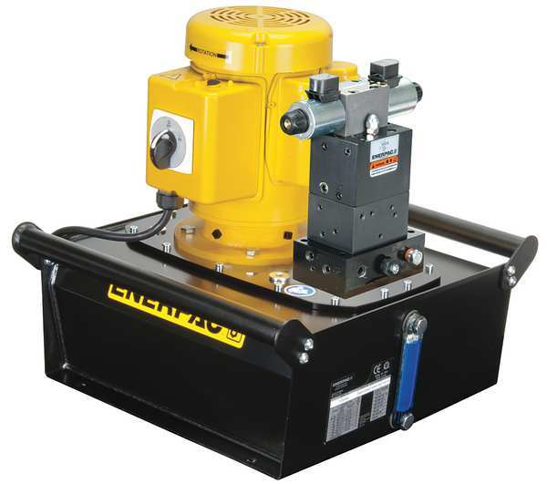 Hydraulic Pump, Electric, 1.5 hp, Induction Motor, 10,000 psi Max Pressure
