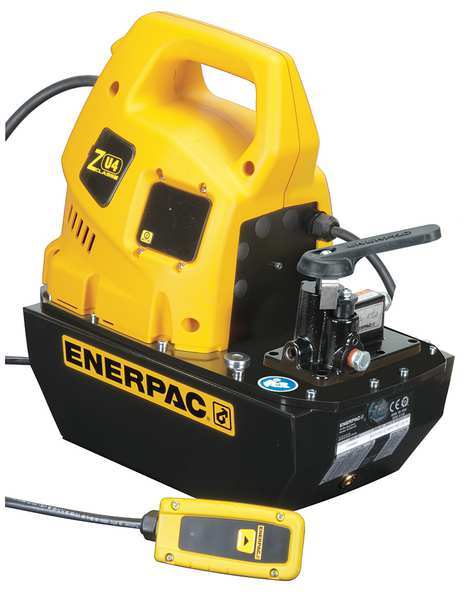 Hydraulic Pump, Electric, 1.7 hp, Universal Motor, 10,000 psi Max Pressure