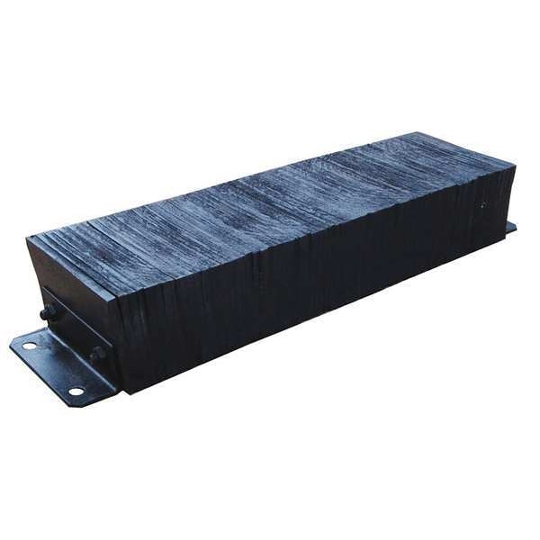 Dock Bumper, 10x6x38 In., Rubber