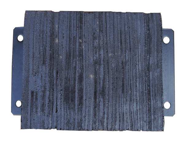 Dock Bumper, 12x6x20 In., Rubber