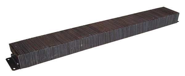 Dock Bumper, 12x6x98 In., Rubber