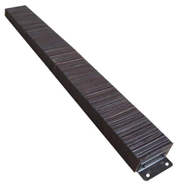 Dock Bumper, 10x4-1/2x98 In., Rubber