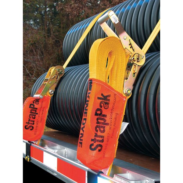 Tie-Down Strap, Ratchet, 27ft x 2In, 3335lb