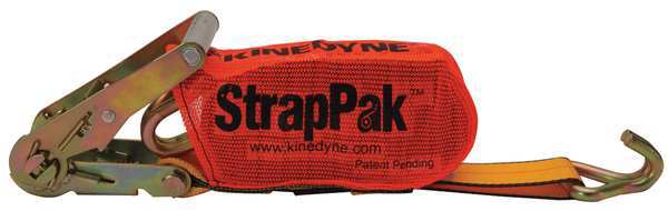 Tie-Down Strap, Ratchet, 27ft x 2In, 3335lb