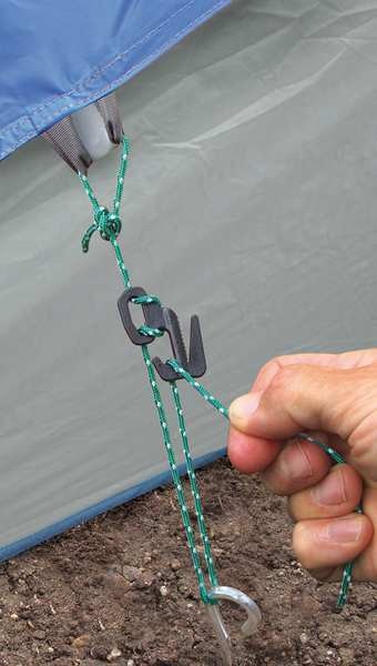 Bungee Cord, Carabiner, 4-8/25 In.L