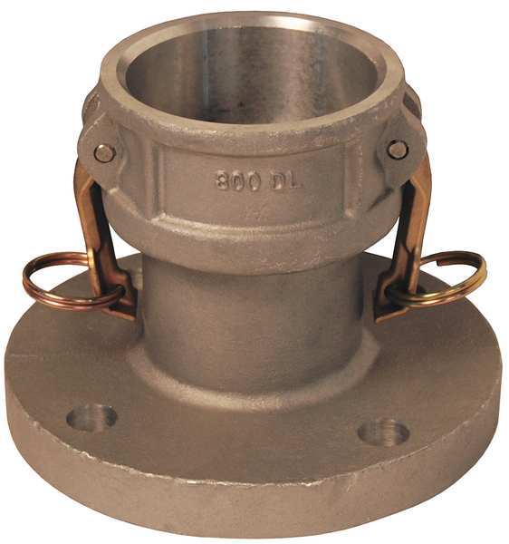 Flange Coupler, 3 x 3 In, 125 psi, Aluminum
