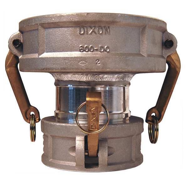 Spool Coupler, 2 x 3 In, 125 psi, Aluminum