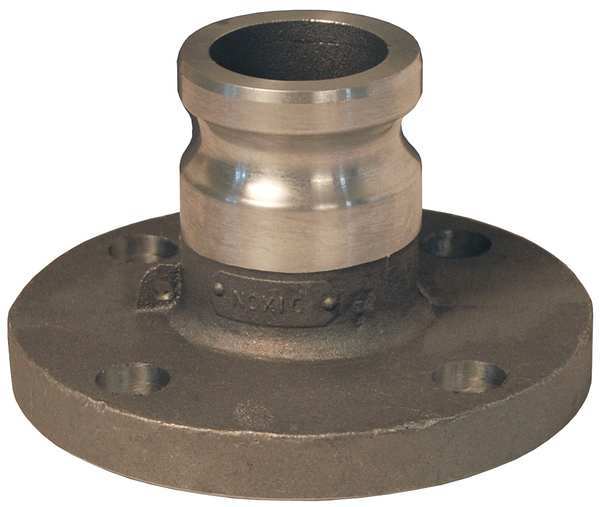 Flange Adapter, 4 x 4 In, 100 psi, Aluminum