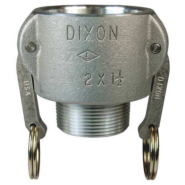 Coupler, 2 x 1-1/2 In, 250 psi, Aluminum