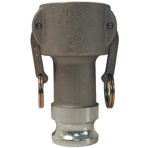 Reducing Coupler/Adapter, 6 x 4 In, 75 psi