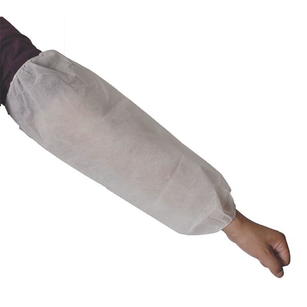 Sleeves, 18 In., Polypropylene, Wht, PK200