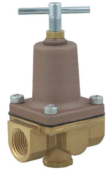 Pressure Regulator, 1/4 In, 10 to 125 psi