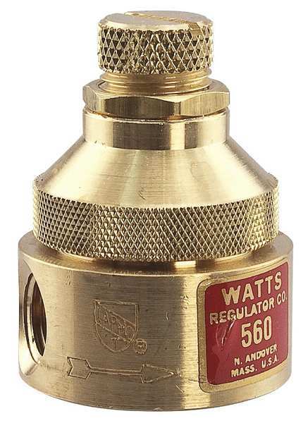 Pressure Regulator, 1/8 In, 0 to 60 psi