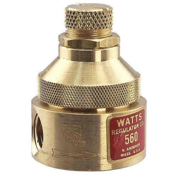 Pressure Regulator, 1/8 In, 0 to 125 psi