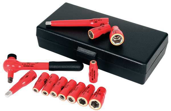 Insulated Socket Wrench Set, 13 pc.