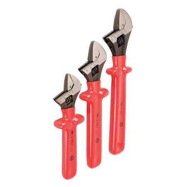 Adj. Wrench Set, Ins., 8