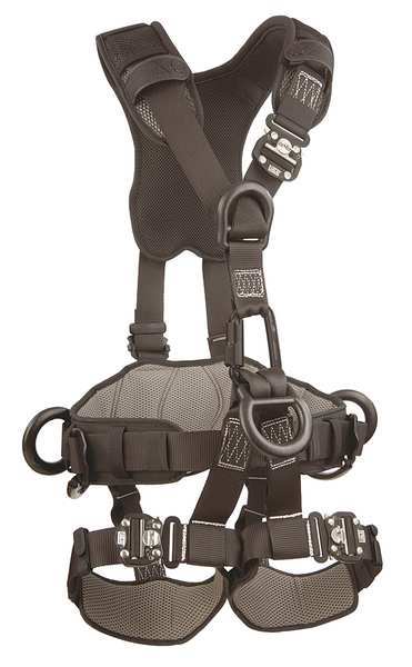 Rescue Full Body Harness, Crossover Style, M, Repel(TM) Polyester