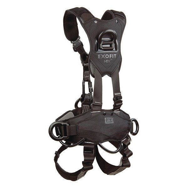 Rescue Full Body Harness, Crossover Style, M, Repel(TM) Polyester