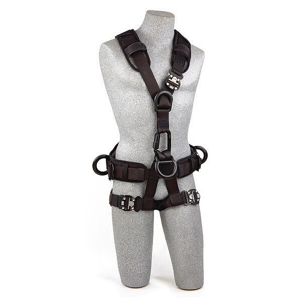 Rescue Full Body Harness, Crossover Style, M, Repel(TM) Polyester