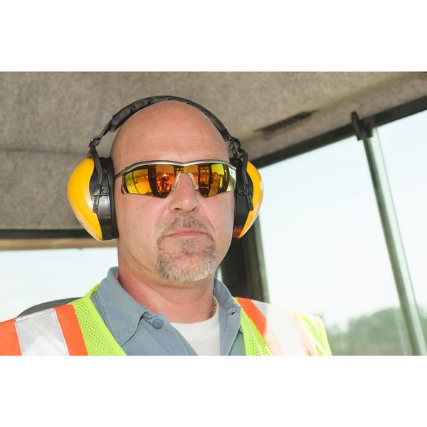 Over-the-Head Ear Muffs, 25 dB, Condor, Yellow