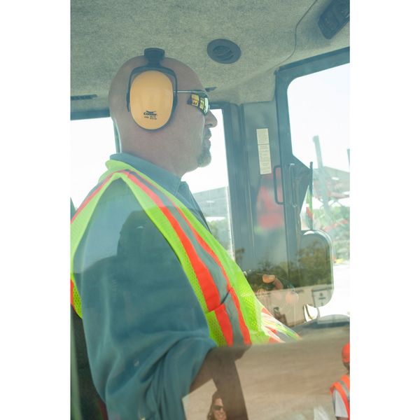 Over-the-Head Ear Muffs, 25 dB, Condor, Yellow