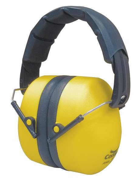 Over-the-Head Ear Muffs, 26 dB, Condor, Yellow