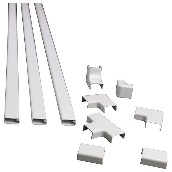 Cord Covering Kit, White, Plastic