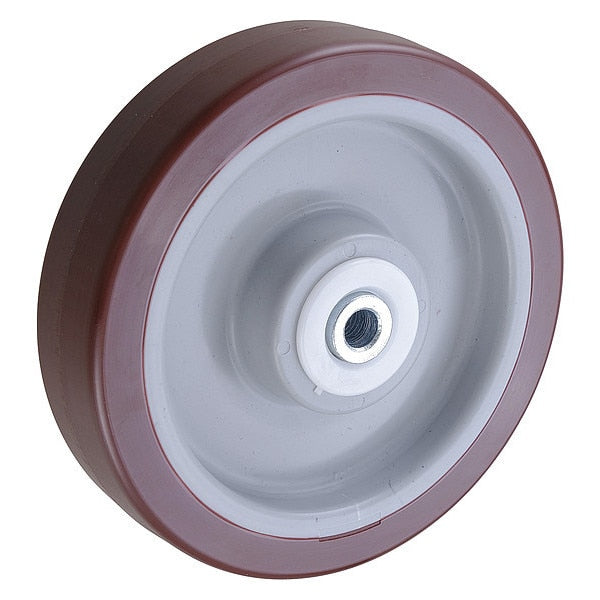 Caster Wheel, 6 in, 450 lb., Delrin Bearing