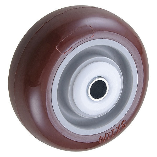 Caster Wheel, 3/8 in. Bore Dia., 210 lb.