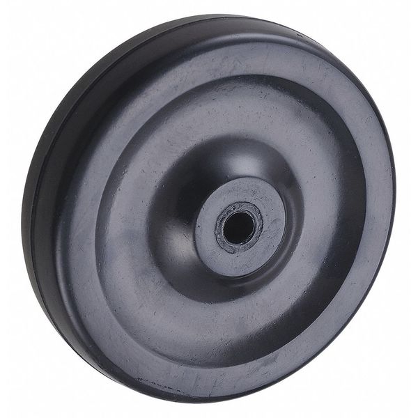 Caster Wheel, Rubber, 4 in., 140 lb.