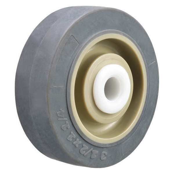 Caster Wheel, 3-1/2 in., 250 lb, 85 Shore A