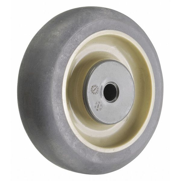 Caster Wheel, Blue, 70 Shore A, 3/8 in Bore