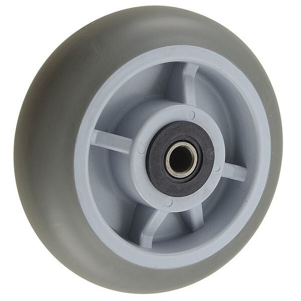Caster Wheel, TPR, 6 in., 450 lb., Roller
